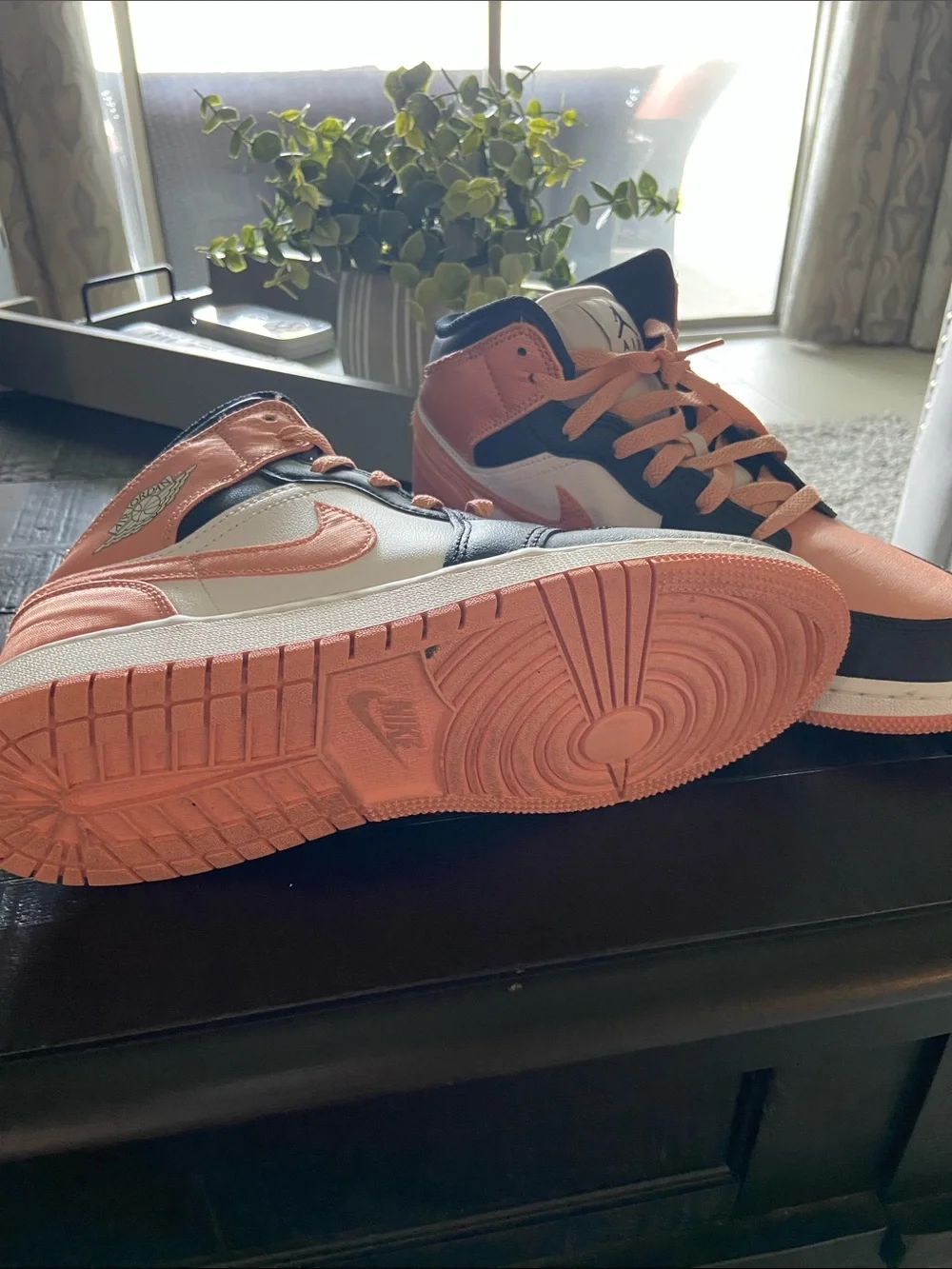 Nike youth mid-Top Sneakers - Pink/Black/White